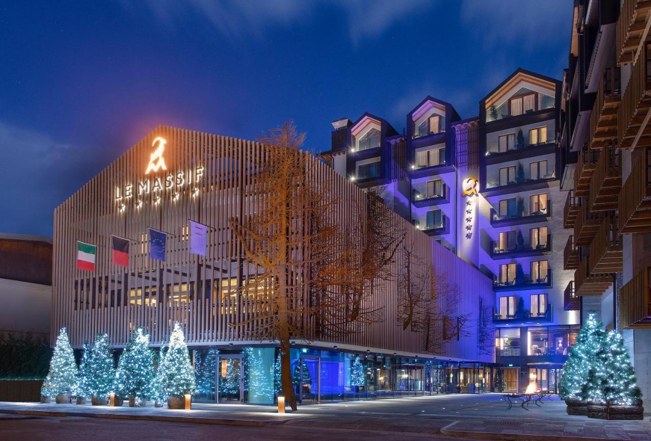 Le Massif Hotel & Lodge Courmayeur The Leading Hotels Of The World Exterior foto
