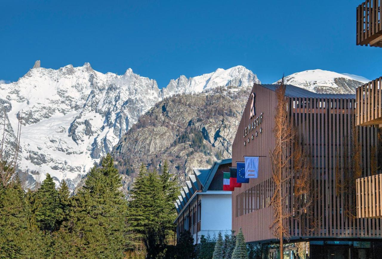 Le Massif Hotel & Lodge Courmayeur The Leading Hotels Of The World Exterior foto