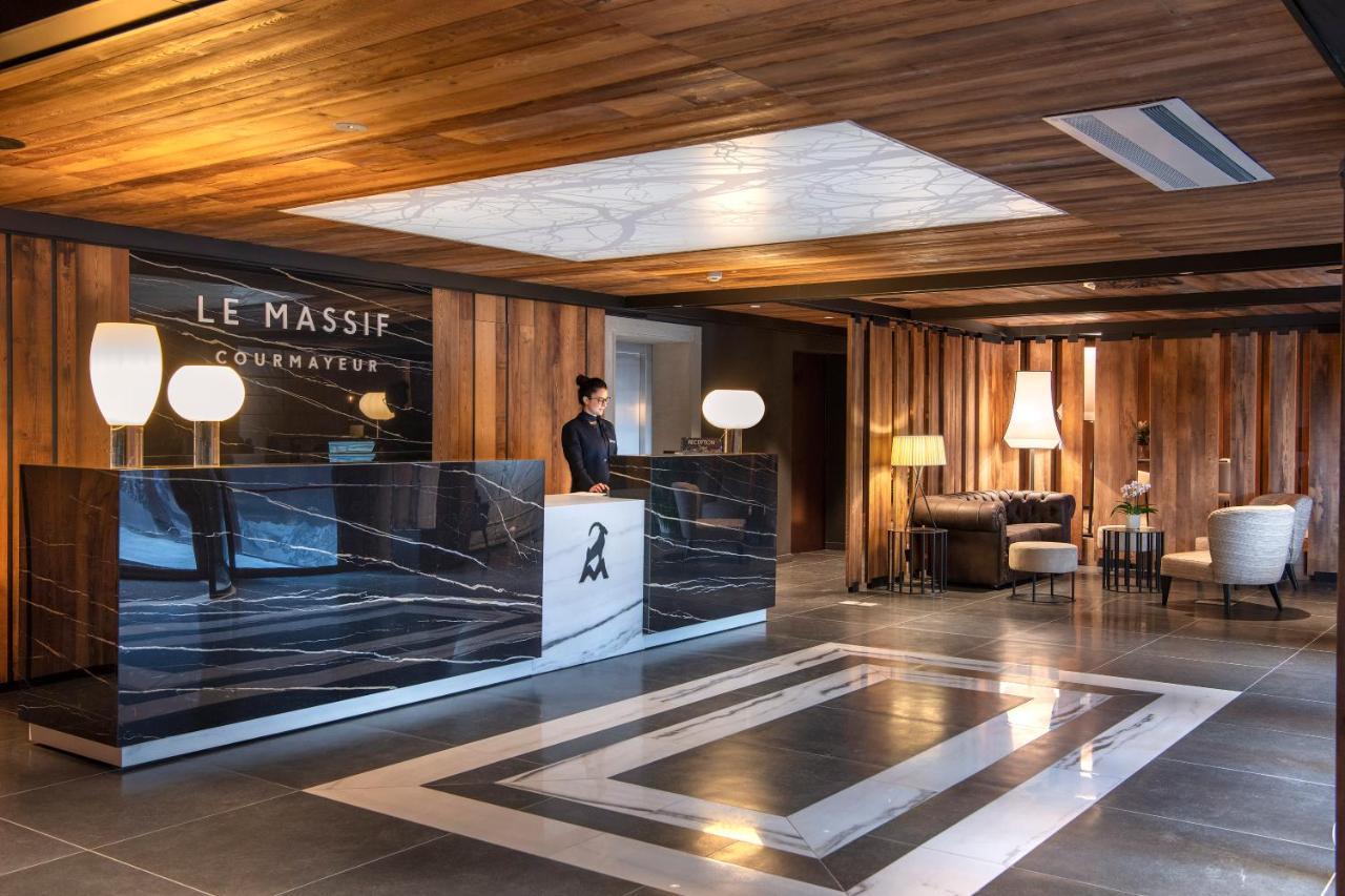 Le Massif Hotel & Lodge Courmayeur The Leading Hotels Of The World Exterior foto